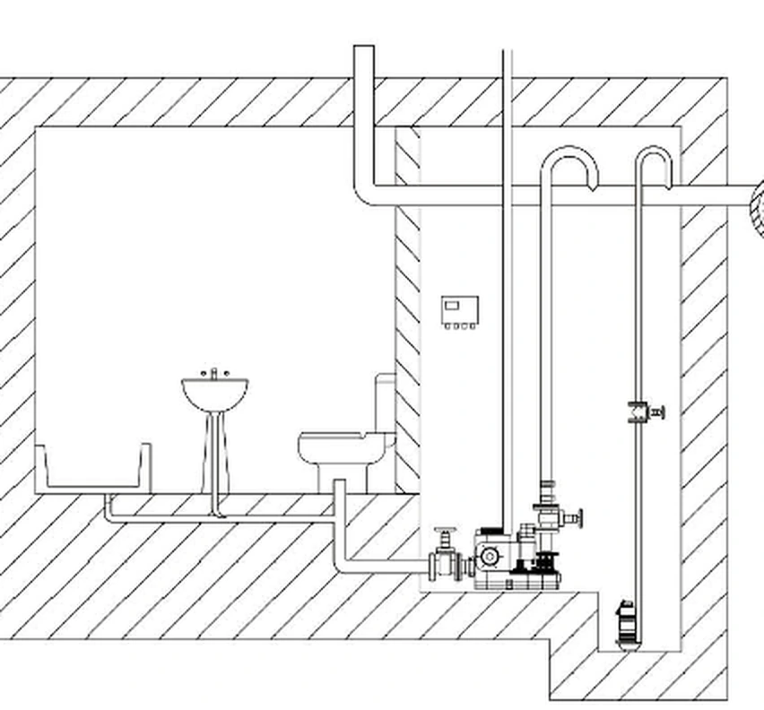 DMJ170 buried installation diagram from the 2026 catalog